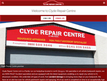 Tablet Screenshot of clyderepaircentre.com